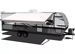 VELARIUM 14 ft white vinyl replacement canopy