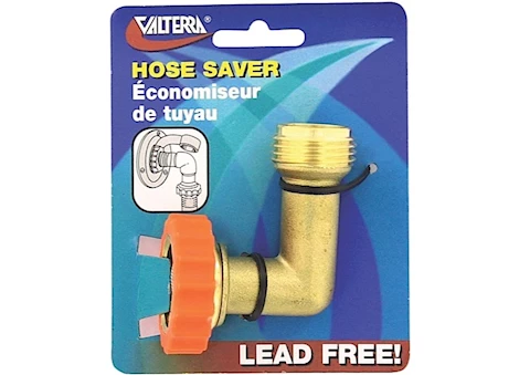 Valterra Products LLC Hose saver 90degrees, brass, lead-free, carded Main Image