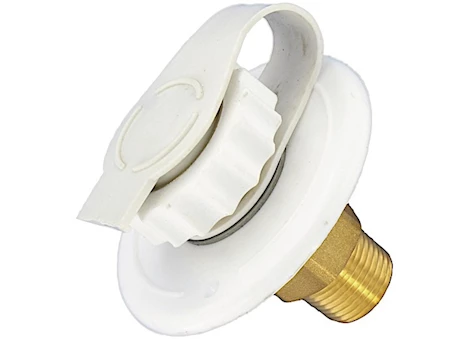 Valterra Products LLC Water inlet, 2-3/4in plastic flange, white, lead-free, bulk Main Image
