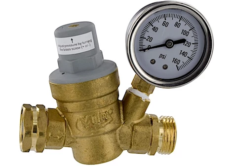 Valterra Products LLC Water regulator, adjustable, brass, lead-free, carded Main Image