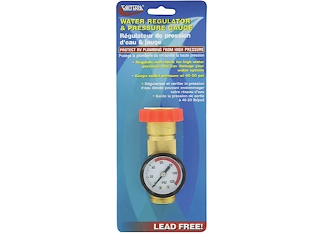 Valterra Products LLC Water regulator gauge combo, lead-free, carded