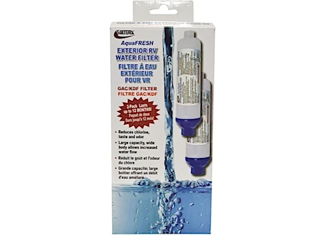Valterra Products LLC INLINE WATER FILTER, 2 PACK