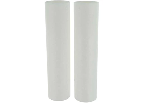 Valterra Products LLC SEDIMENT PRE-FILTER, EXTERIOR CARTRIDGE REPLACEMENT, 10IN, F560021 EQUIVALENT, TWIN PACK