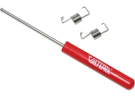 Valterra Products LLC REPLACEMENT SCREEN INSTALL TOOL & SPRING FASTENERS, 2.95IN X 9.45IN, CARDED