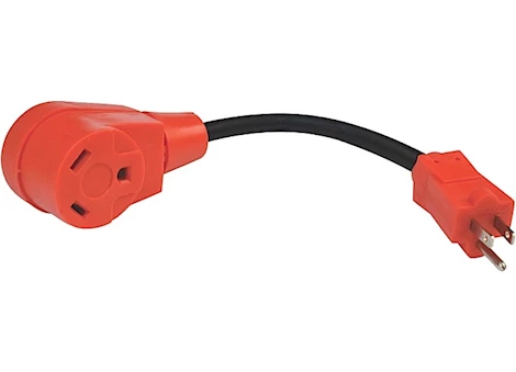 Valterra Products LLC 15am-30af adapter cord, 12in, red, bulk Main Image