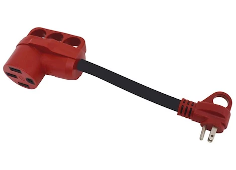 Valterra Products LLC 15am-50af adapter cord, 12in, red, carded Main Image