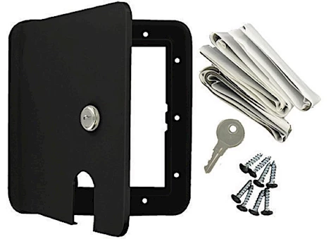 ELECTRICAL HATCH, LARGE, BLACK, CARDED