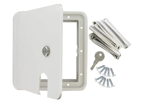 Valterra Products LLC Electrical hatch, large, white, carded