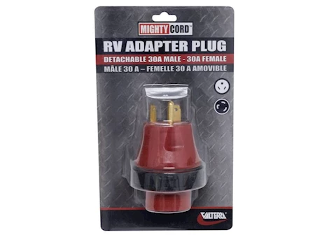 Valterra Products LLC 30A - 30A DETACHABLE ADAPTER PLUG, CARDED