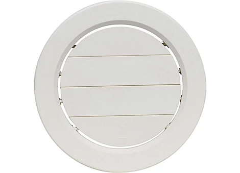 Valterra Products LLC A/C CEILING REGISTER ADJ. ROTATING 5IN PLASTIC, WHITE, CARDED