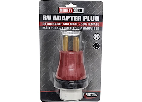 Valterra Products LLC 50A - 50A DETACHABLE ADAPTER PLUG, CARDED
