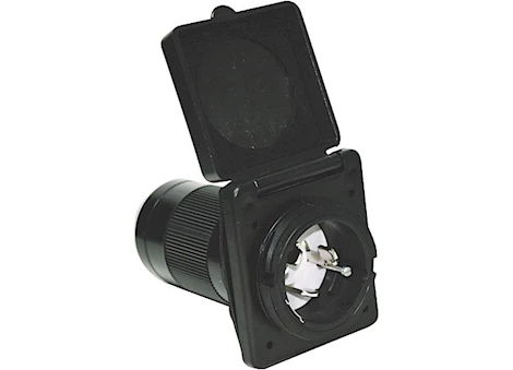 Valterra Products LLC 50apower inlet, black, carded Main Image