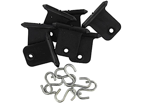 AWNING ACCESSORY HANGERS, BLACK, CARDED