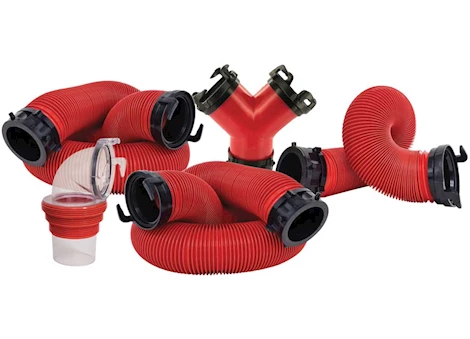 Valterra Products LLC EZ COUPLER DUAL DRAIN SYSTEM W/5FT EXT HOSE, BOXED