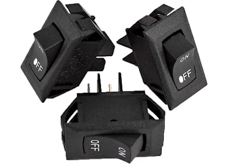 Valterra Products LLC LABELED ON/OFF SWITCH - BLACK 3/BAG