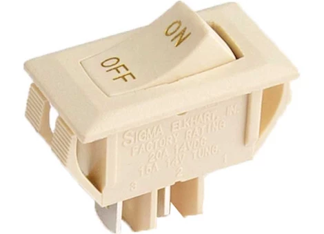Valterra Products LLC LABELED ON/OFF SWITCH - IVORY 1/CARD