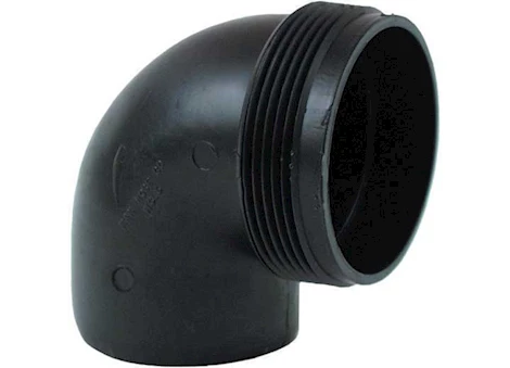 Valterra Products LLC CLOSE ELBOW, 90 DEGREES, 3IN HOSE X 3IN MPT, BULK