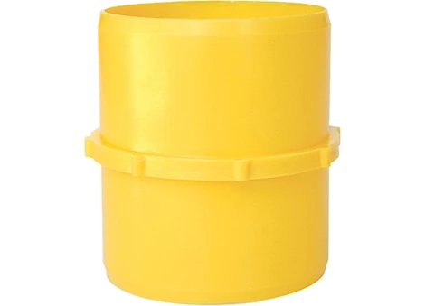 Valterra Products LLC HOSE COUPLER, STRAIGHT, 3IN HOSE X HOSE, YELLOW