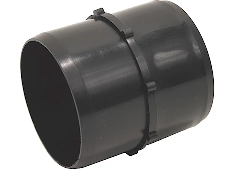 Valterra Products LLC Hose coupler, straight, 3in hose x hose, black Main Image