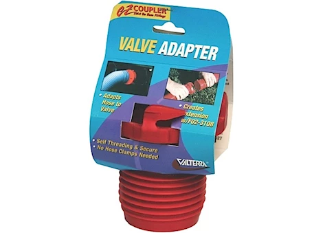 Valterra Products LLC EZ COUPLER VALVE ADAPTER, RED, CARDED