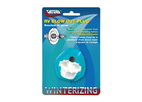 Valterra Products LLC BLOW OUT PLUG, WHITE, CARDED