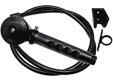 Valterra Products LLC Shower head kit, trickle shut-off, 60in hose, black Main Image