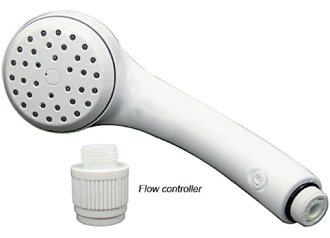 Valterra Products LLC Airfusion shower head, separate flow controller, white Main Image
