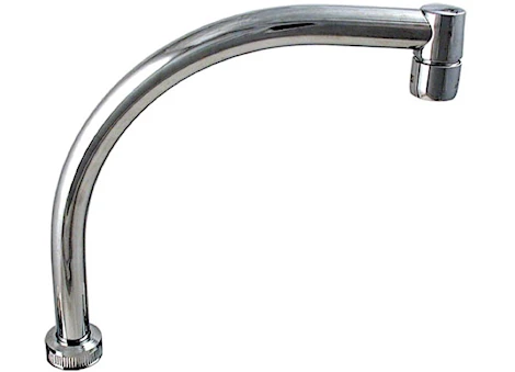 Valterra Products LLC SPOUT, 8IN HI-ARC FOR 2 HDL KITCHEN FAUCETS, BRASS, CHROME