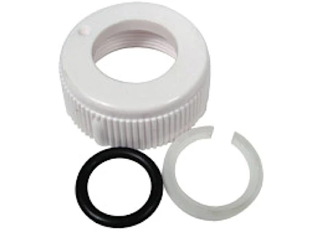 Valterra Products LLC SPOUT NUT, O-RING, SNAP RING FOR CATALINA SPOUTS, WHITE