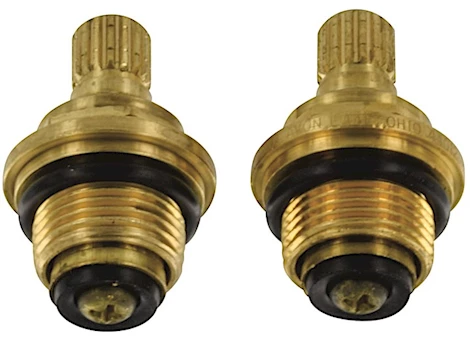 Valterra Products LLC COMPRESSION STEMS FOR 2 LEVER HDLS, HOT & COLD, BRASS