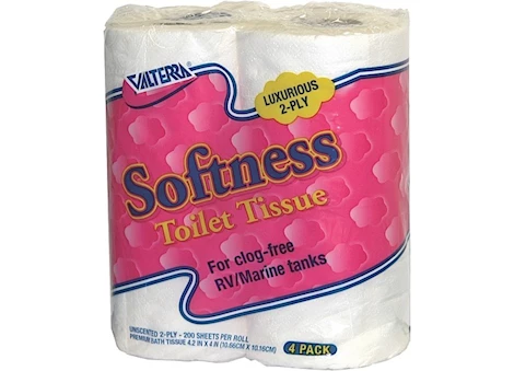 Valterra Softness 2-Ply Toilet Tissue - 4 Rolls