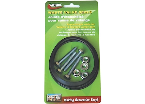 Valterra Products LLC VALVE SEALS, 3IN WITH HARDWARE, 2 PER CARD