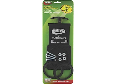 Valterra 3” Bladex Waste Valve Body with Metal Handle (Carded Packaging)