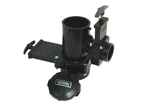 Valterra Products LLC San tee double rotating valve, 3in hub x 1-1/2in hub x 3in bayonet cap Main Image
