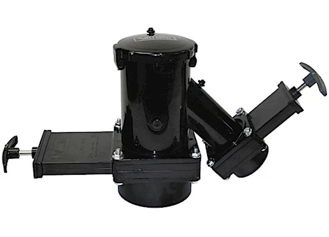 Valterra Products LLC Wye fixed double valve, 3in hub x 1-1/2in rotating hub x 3in bayonet cap Main Image