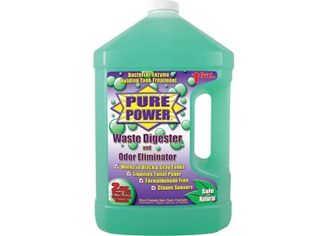 Valterra Pure Power Green Waste Digester & Odor Eliminator Holding Tank Treatment – 1 Gallon Bottle