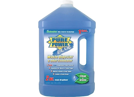 Valterra Pure Power Blue Waste Digester & Odor Eliminator Holding Tank Treatment – 1 Gallon Bottle