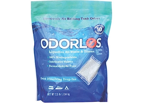 ODORLOS QUICK DISSOLVING PACKETS, 10 TREATMENTS