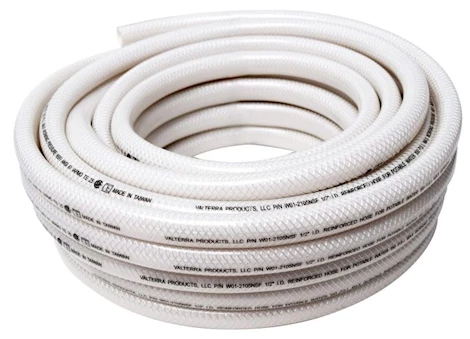 Valterra Products LLC REINFORCED PVC TUBING, 1/2IN ID X 5/8IN OD X 50FT, BOXED