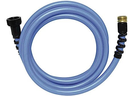 Valterra AquaFRESH High Pressure Drinking Water Hose with Hose Savers, 1/2” x 10” – Blue