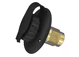 Valterra Products LLC Water inlet 2-3/4in metal flange fpt, black, carded