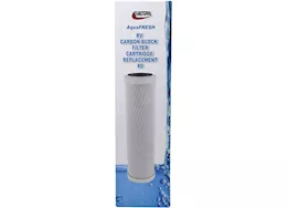 Valterra Products LLC Carbon block filter, exterior cartridge replacement, 10in, 8 equivalent