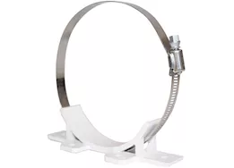Valterra Products LLC Saddle sliding adjustable, for hose carrier, white, bagged