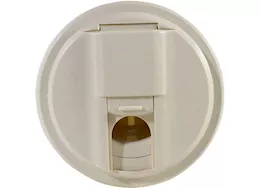 Valterra Products LLC Cable hatch, universal round, col white, carded