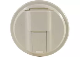 Valterra Products LLC Cable hatch, universal round, col white, carded