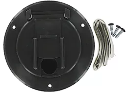 Valterra Products LLC Cable hatch, sm round, black, carded