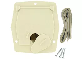 Valterra Products LLC Cable hatch, sm square, col white, carded