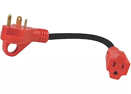 Valterra Products LLC Rv adaptor 30amp male to 15amp female 12" cord