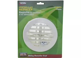 Valterra Products LLC Round register, white, carded