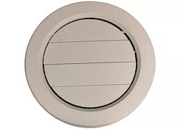 Valterra Products LLC A/c ceiling register adj. rotating 5in plastic, light beige, carded